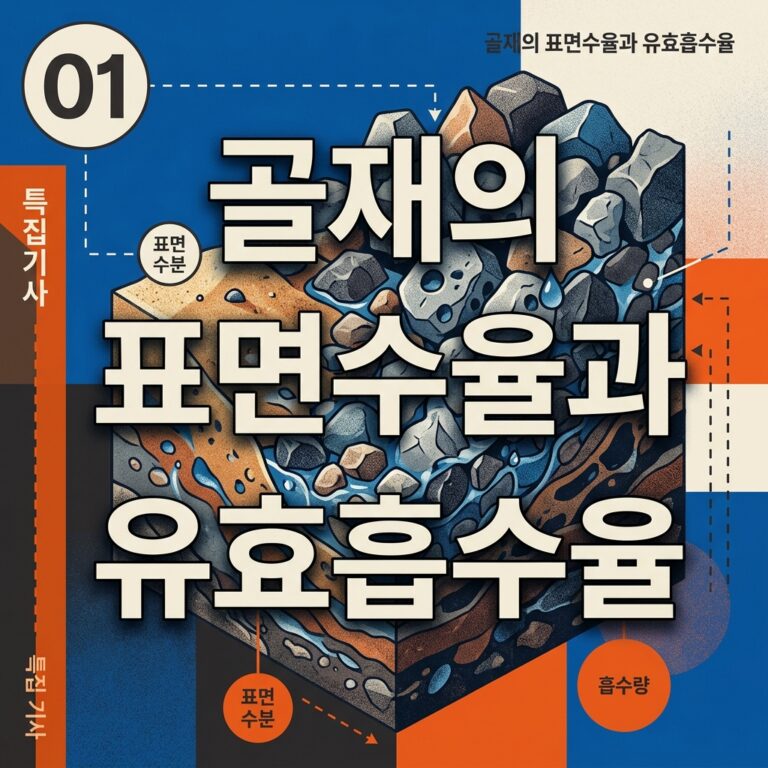 ai thumbnail poster 골재의 표면수율과 유효흡수율 1788455962