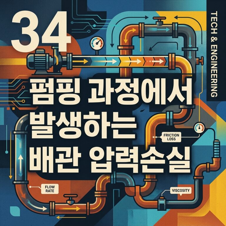 ai thumbnail poster 펌핑 과정에서 발생하는 배관 압력손실 1788744827